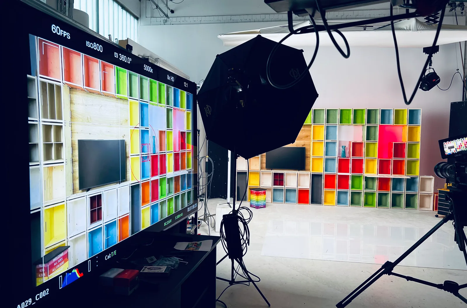 Licht, Kamera und Bildkontrolle im FF-Pictures-Studio
